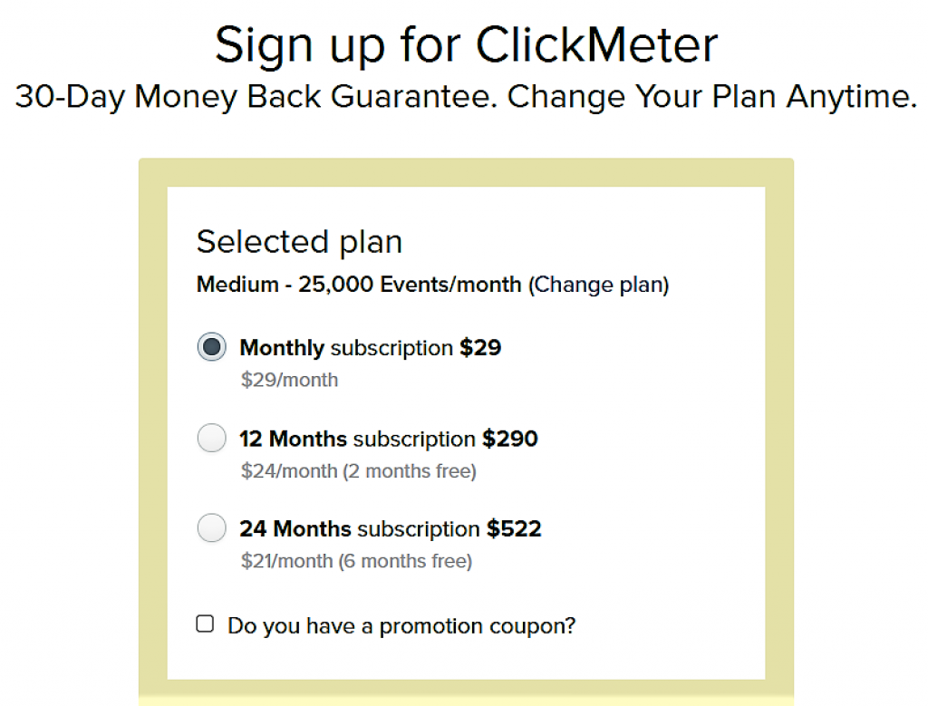 ClickMeter Review Pricing, Pros, and Cons with Features Details