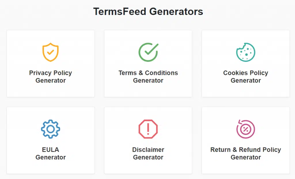 Termsfeed Review with Termsfeed Pricing