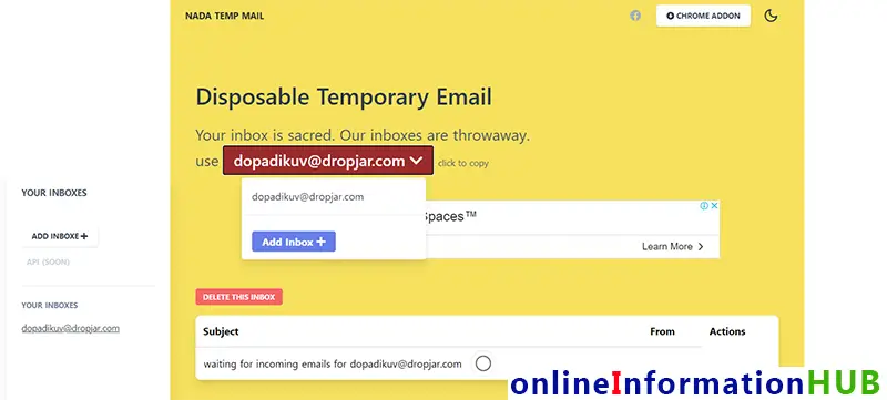 Best Fake Email Generators – Free Temporary Email