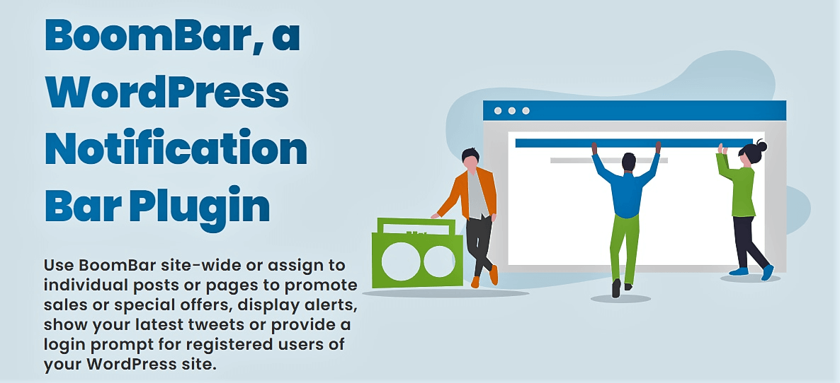 BoomBar - Best Notification Bar WordPress Plugins