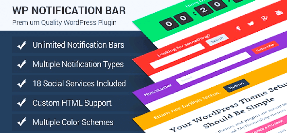 WP Notification Bar - Best Notification Bar WordPress Plugins