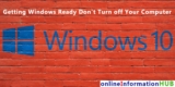 Getting Windows Ready, Don’t Turn off Your Computer Windows 10 Stuck Error