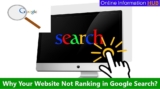 Why Your Website Not Ranking in Google Search?